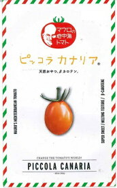野菜種子　ミニトマトたね　『パイオニアエコサイエンス』　マウロの地中海トマト　ピッコラ カナリア　8粒袋詰　【送料込み】