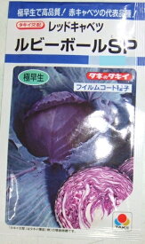 野菜種子 レッドキャベツ「ルビーボールSP」　130粒／2,000粒（タキイ種苗）　【送料込み】