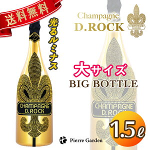 Vp DROCK rbO{g S[h ~iX 1.5L Champagne D.ROCK GOLD LUMINOUS BIG BOTTLE Vp  W{ }Oi p[eB[ Cxg Mtg v[g 킢  