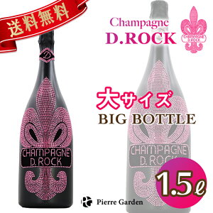 Vp DROCK rbO{g [ 1.5L Champagne D.ROCK ROSE BIG }Oi Vp  Mtg v[g 킢  yY  PierreGarden