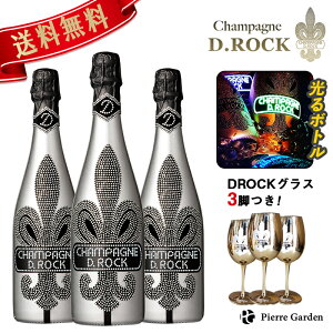�y���K�i�z���� �V�����p��DROCK �u�����h�u���� ���~�i�X 3�{�Z�b�g 750ml 12% DROCK�O���X�t�� �V�����h�l �h�� �X�b�L�� �����V�����p�� PierreGarden