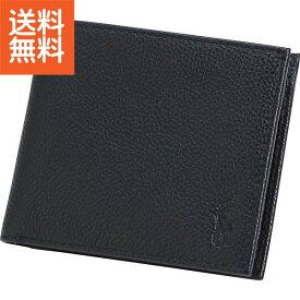 【送料無料】|ポロ　ラルフローレン　二つ折り財布|P－212SD　BK