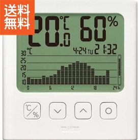 【送料無料】タニタ　グラフ付きデジタル温湿度計＜TT－581＞