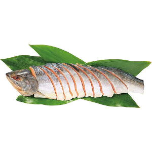 お歳暮/早割【お歳暮/直送/送料無料】|北海道礼文島・利尻島沖産 熟成新巻鮭半身切身(800g)|