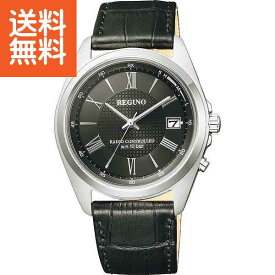 【送料無料】レグノ　メンズソーラー電波腕時計 シルバー＜KL8－210－50＞