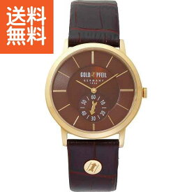 【送料無料】|ゴールドファイル　スタイリッシュメンズ腕時計|G21003GA