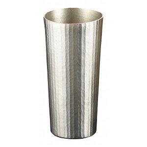 【送料無料】|伝統工芸 槌起 金属加工タンブラーストレート十草文|〈Cu-S-1〉酒器 記念品 お祝い 御礼 叙勲祝い 叙勲記念 高額記念品【szt】 銅器 カップ・タンブラー 石高和弘