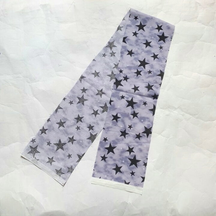 楽天市場】□『小さなハギレ』星柄グレー 1枚(サイズ:14~15×112cm 