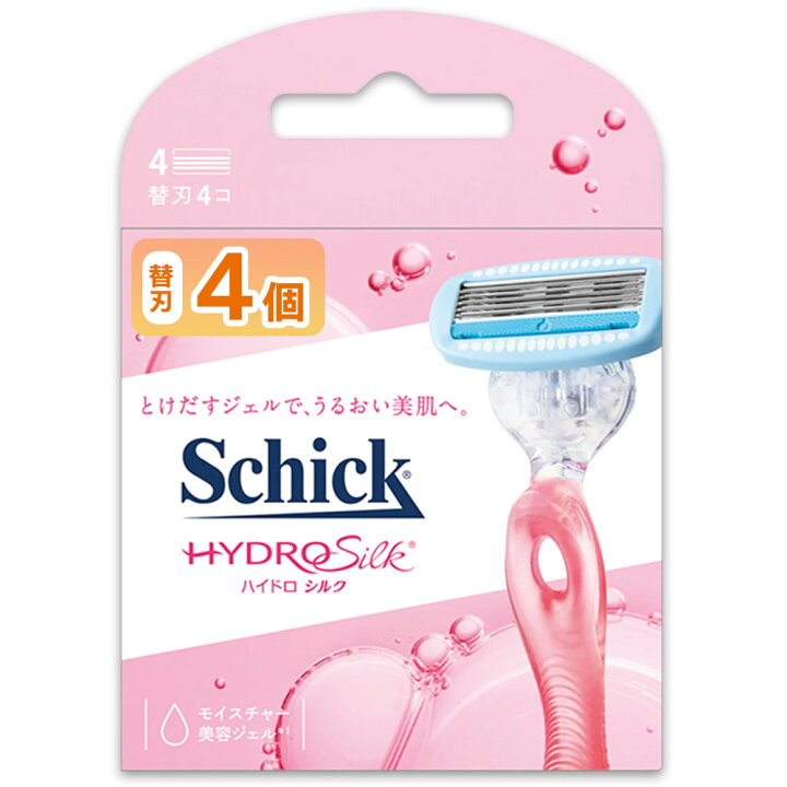 楽天市場】シック ハイドロシルク 替刃 4個 女性用 カミソリ 