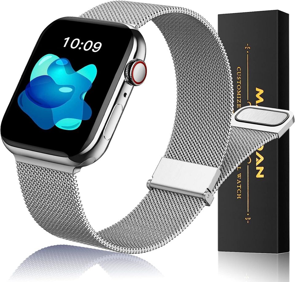 楽天市場】Apple Watch バンド ２つ強力な磁気クラスプ付き メッシュ
