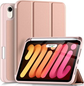 Maledan iPad mini6 ケース iPad mini ケース 第6世代 8.3inch iPad ケース mini カバー 第六世代 iPad 2021 新型 ipad カバー ipad mini ケース 第6世代 ipad mini 透明 軽量 カバー 薄型 三つ折り スタンド ケース ペンホルダー ペン 収納