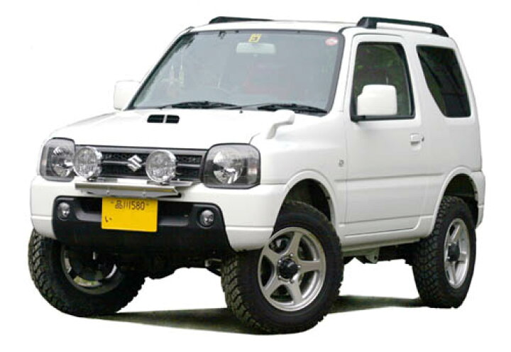 楽天市場】スズキジムニーJB23Wフロントランプステー純正バンパー用 