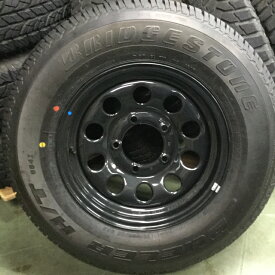 【新古品アウトレット】スズキジムニーシェラJB74W　純正スチールホイール＋純正タイヤDUNLOP AT20 GRANDTREK　195/80R15　1本【送料無料（沖縄、離島等一部地域除く）】