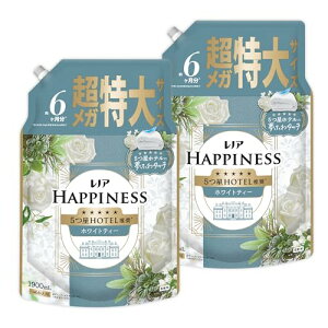 ���m�A Lenor �y�܂Ƃߔ����z[��e��] �n�s�l�X ���ӂ�^�b�` �_��� �z���C�g�e�B�[ �l�ߑւ� 1900mL×2�� ��������
