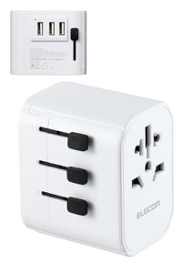 �G���R�� �C�O �ϊ��v���O A/BF/O/SE�^�C�v USB-A 3�|�[�g 12W �ɐ��Ή� (N�ɑΉ�) �z���C�g ECT-32-15 ��������