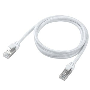 GR LANP[u CAT8 1m 40Gbps ܐ܂h~ bVP[u zCg ECLD-OCM/WH10 