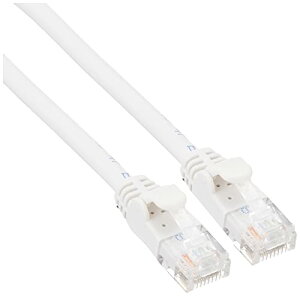 �G���R�� LAN�P�[�u�� CAT6A 1m �ܐ܂�h�~�R�l�N�^ ���炩 �z���C�g LD-GPAYC/WH1 ��������