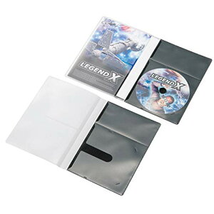 エレコム ディスクケース 省スペース CD DVD 1枚収納 10枚パック ブラック CCD-DPD10BK 送料無料