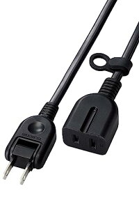 エレコム 電源タップ 延長コード 3m ほこり防止シャッター付き 極性対応 3ピンプラグ接続可能 ブラック スイングプラグ T-X01- 送料無料