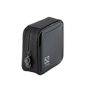 エレコム DVD CDケース セミハード ファスナー付 52枚収納 ブラック CCD-H52BK 送料無料