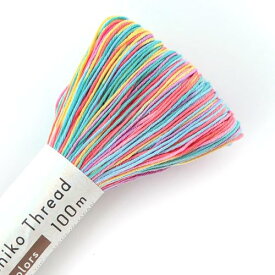 オリムパス 刺し子糸 Sashiko Thread 100m 6color 大巻 ひな祭り col. 306 送料無料