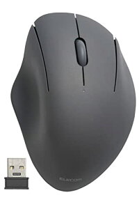 �G���R�� �}�E�X ���C�����X�}�E�X SHELLPHA ����2.4GHz �É� �R�� 3�{�^�� �u���b�N M-SH10DBSKBK ��������