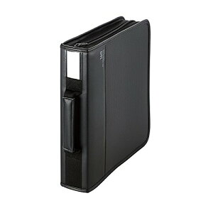 エレコム CD DVD Blu-rayケース ファスナー付 160枚収納 CCD-SSB160BK 送料無料