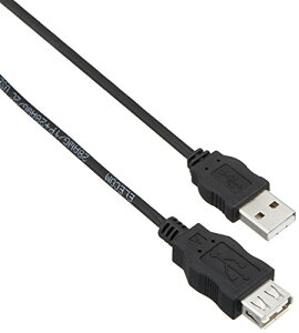 GR USBP[u  USB2.0 (USB A IX to USB A X) RoHSwߏ 1.5m ubN USB 