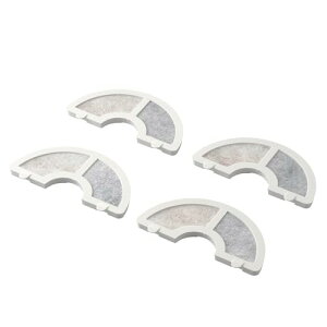 エレコム 自動給水器 交換用フィルター ワイヤレスポンプ フィルター式 サイレントアクア 活性炭素/イオン交換樹脂フィルター 4枚セット 送料無料