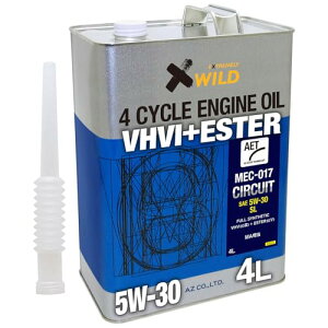 AZ(�G�[�[�b�g) �o�C�N 4�T�C�N���G���W���I�C�� 4L 100%���w������/VHVI+�G�X�e�� 5W-30 SL MA���� [MEC ��������