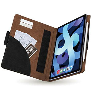 エレコム iPad Air 10.9 第5/4世代 (2022/2020年) レザーケース 手帳型 フリーアングル ツートンカラー ブラ 送料無料