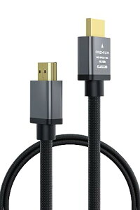 �G���R�� HDMI �P�[�u�� �v���~�A�� �Ȃ��ɋ��� �i�C�������b�V�� 1m 4K�E2K �yPremium HDMI(R) Cable�K ��������