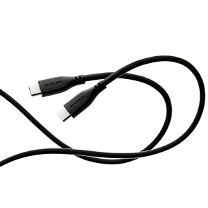 �G���R�� USB-C & USB-C �P�[�u�� 60W USB PD�Ή� 70cm �V���R���f�ލ̗p �Ȃ߂炩 �f�����ɂ��� ���݂ɂ��� ��������