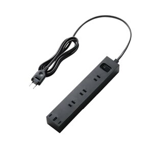 �G���R�� �d���^�b�v USB�^�b�v 30W 3�|�[�g Type-C USB-A 6�� 2m �ꊇ�X�C�b�` ��]�r�t�� ���K�[�h�t�� �u ��������