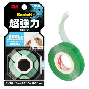 3M ʃe[v   fޗp 12mm 1.5m XRb` KTD-12  