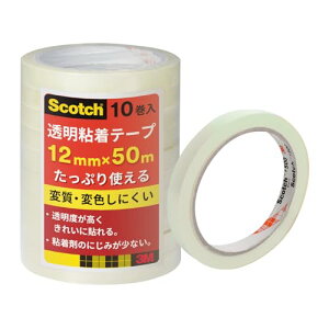 3M X[G XRb` Zne[vϐFɂ e[v 努 10 12mm×50m 500-3-12-10P 