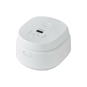 パナソニック 炊飯器 5.5合 黒角厚釜 コンパクトデザイン ホワイト SR-A110D-W 送料無料