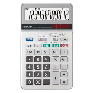 シャープ 実務電卓 EL-N742K-X グリーン購入法適合12桁 ナイスサイズ 日数&時間計算 サイレントキー チルト表示 アンサーチ 送料無料