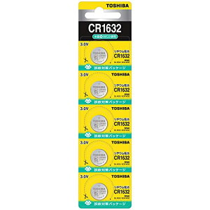 (TOSHIBA)RC``Edr CR1632 5 (i DL1632 ECR1632)΍pbP[WCR1632 