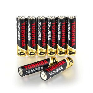 ����(TOSHIBA) �A���J�����d�r �P4�` 8�{�� 1.5V �g�p�������� 10�N�ۑ� �t�R��h�~�\�� Z�V���[�Y LR03Z 8P ��������