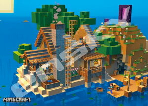 GXJC(ENSKY) MINECRAFT }CNtg Beach Cabin 38×53cm WO\[pY 500s[X JI 