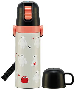 スケーター(Skater) 水筒 子供用 2WAY 直飲み 470ml コップ飲み 430ml ディズニー ベイマックス 男の子 女の子 送料無料