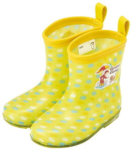 スケーター (skater) レインブーツ シューズ 長靴 子供用 おさるのジョージ 23 反射テープ付 14cm RIBT14-A 送料無料