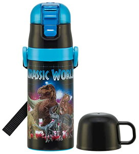 スケーター(Skater) 水筒 子供用 2WAY 直飲み 420ml コップ飲み 350ml ジュラシックワールド 23 男の子 小容 送料無料