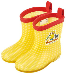 スケーター (skater) レインブーツ シューズ 長靴 子供用 おさるのジョージ 反射テープ付 14cm RIBT14-A 送料無料