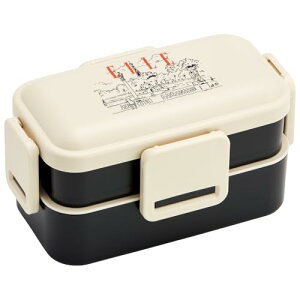 スケーター(Skater) 弁当箱 ELLE 600ml 抗菌 ふんわり盛れる ドーム型フタ 2段 女性用 日本製 PFLW4AG-A 送料無料
