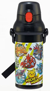 スケーター(Skater) 水筒 480ml ポケットモンスター 23 子供用 抗菌 プラスチック製 男の子 日本製 PSB5SANAG 送料無料