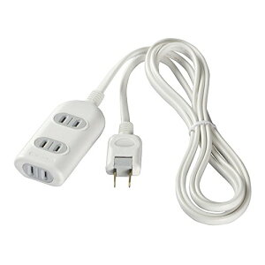 BUFFALO 2�s���d���^�b�v 3�� ���T�[�W�K�[�h 3m �z���C�g BSTAPSG2330WH ��������