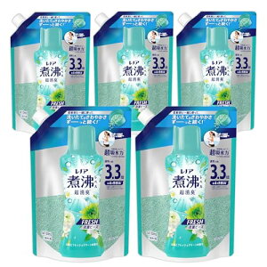 Lenor mA ϕxL* Rۃr[Y FRESH zƃtbVO[̍ lߑւ 1410mL×5[P[Xi] 