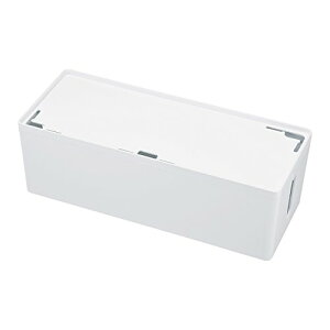 �T�����T�v���C(Sanwa Supply) �P�[�u��&�^�b�v���[�{�b�N�X L�T�C�Y �z���C�g CB-BOXP3WN2 ��������